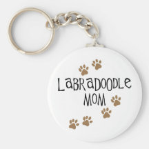 Labradoodle Mum Keychain
