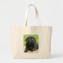 Labrador puppy 9Y267D-109 Tote Bags