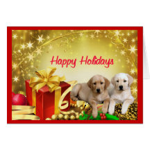 Labrador Retriever Christmas Card Gift1