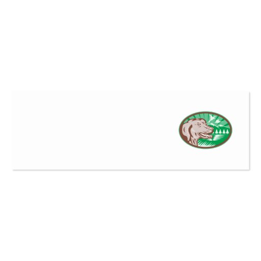 Labrador Retriever Hunting Dog Retro Business Card Templates