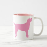 Labrador Retriever (in pink) Mugs