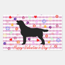 Labrador Retriever Rectangular Stickers