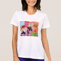 Labradors in the Kitchen Painting Tshirt