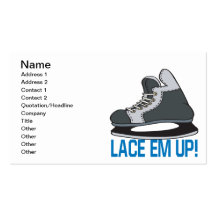 Lace Em Up Business Card Template