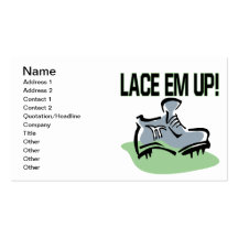 Lace Em Up Business Card Template