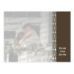 Lace Save the Date Postcard