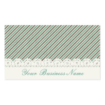 Lace & Stripe Business Card