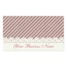 Lace & Stripe Business Card