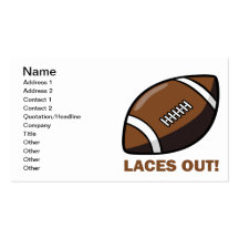 Laces Out Business Card Template