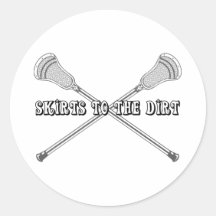 Lacrosse Girls Dirt Sticker