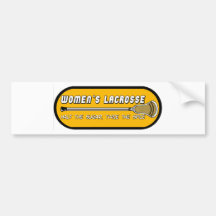 Lacrosse Girls WomensLacrosseSS 2 Bumper Sticker