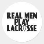 Lacrosse Smack RealMen blk Sticker