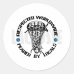 Lacrosse Smack RespectedWorldwide Back Sticker
