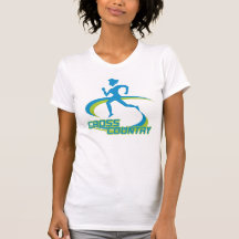 LADIES CROSS COUNTRY PERFORMANCE MICRO FIBER T SHIRTS