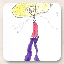 ladies fashion fashionista drink coasters
