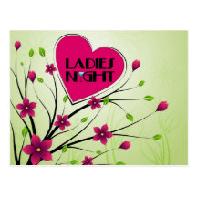 Ladies Night Postcards