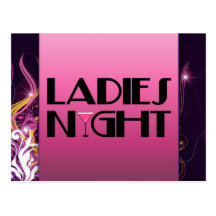 Ladies Night Postcards