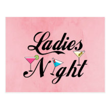 Ladies Night Postcards