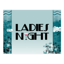 Ladies Night Postcards