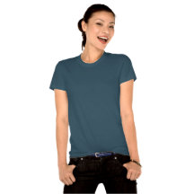Ladies Organic T-Shirt (Fitted) Teal Galaxy