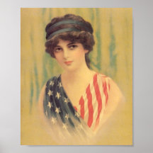Lady America Posters