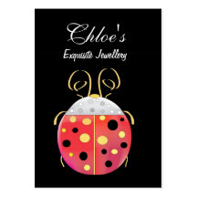 Lady Bug Jewellery Business Card