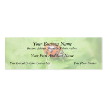 Lady Bug on Feverfew Leaf Business Card Templates