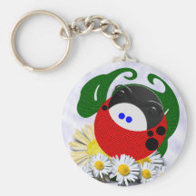 Lady Buggette Bed of Daisies Key Chain