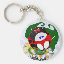 Lady Buggette Bed of Daisies Keychains