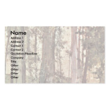 Lady In The Forest By Fattori Giovanni Business Card Template