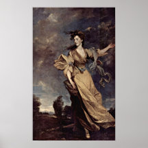 Lady Jane Halliday by Sir Joshua Reynolds Poster