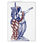 Lady Liberty Greeting Card