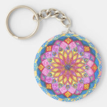 Lady Master Mandala Keychain