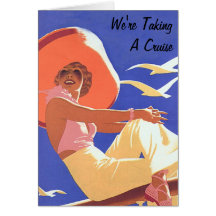 Lady On a Cruise Card