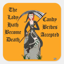 Lady Reaper Stickers