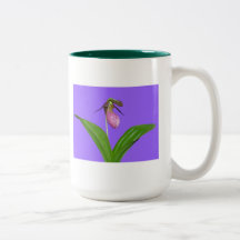 Lady Slipper Two-Tone Coffee Mug
