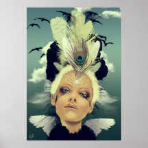 Lady Swallow Poster