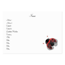 Ladybug Business Cards