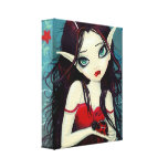 Ladybug Fairy Wrapped Canvas Print canvas prints