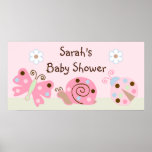 Ladybug Lullaby/Butterfly/Snail Poster/Banner