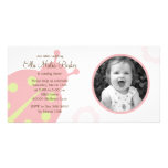 Ladybug Photo Birthday Invitation Photo Card Template