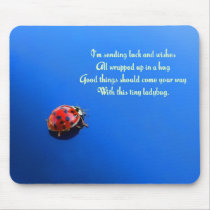 Ladybug Wishes Mousepad mousepads