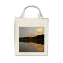 Lake at sunset bag