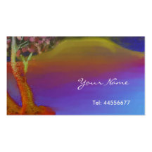 Lake Balaton by night Business Card Template