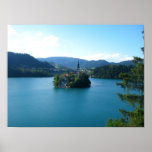 Lake Bled Island Slovenia Print