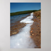 Lake Foam Poster