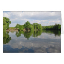 Lake greeting card