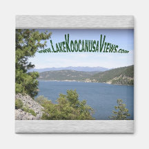 Lake Koocanusa Views Fridge Magnet