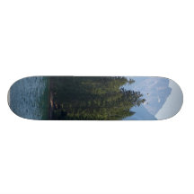 Lake Mcdonald In Glacier National Park Montana Skate Board