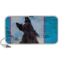 Lala the Scottish Terrier Portable Speaker speakers